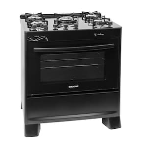 Fogão Neo Glass 5 Queimadores Preto Bivolt FGVNG510PT Suggar