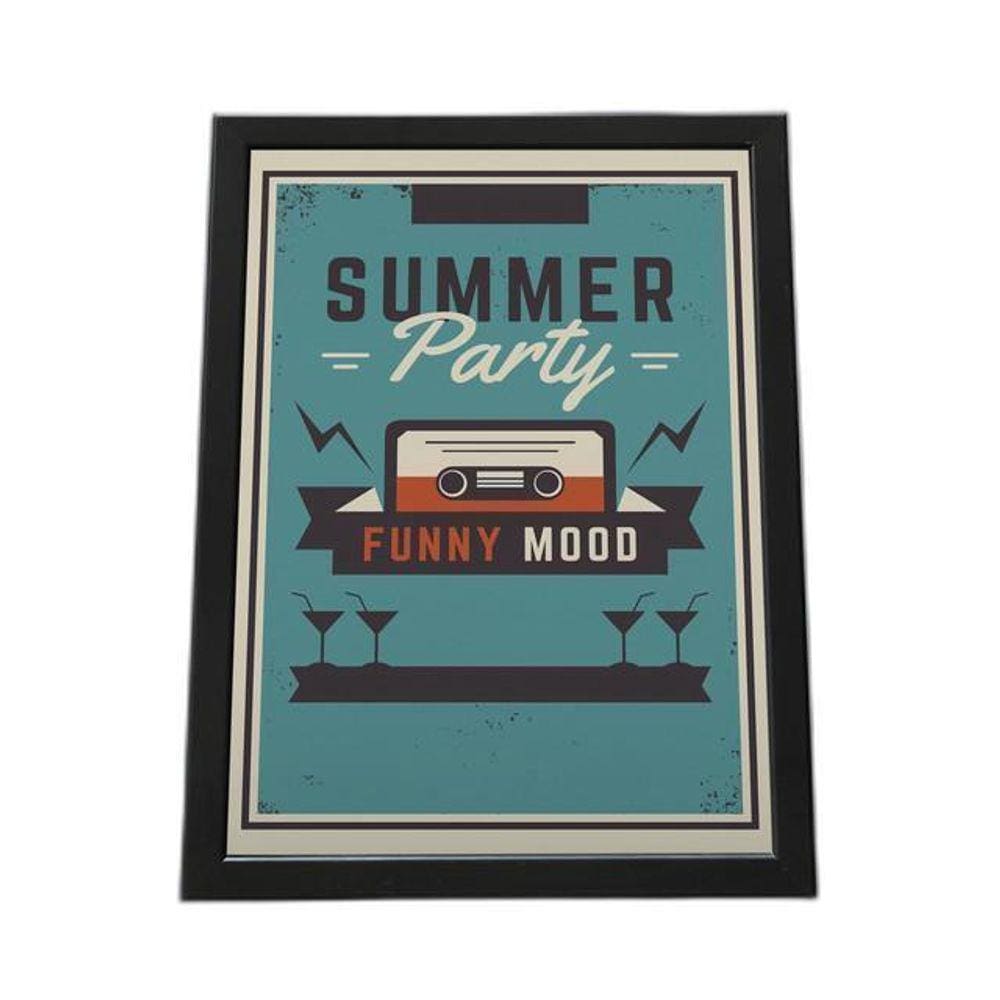 Quadro Com Moldura Summer Party