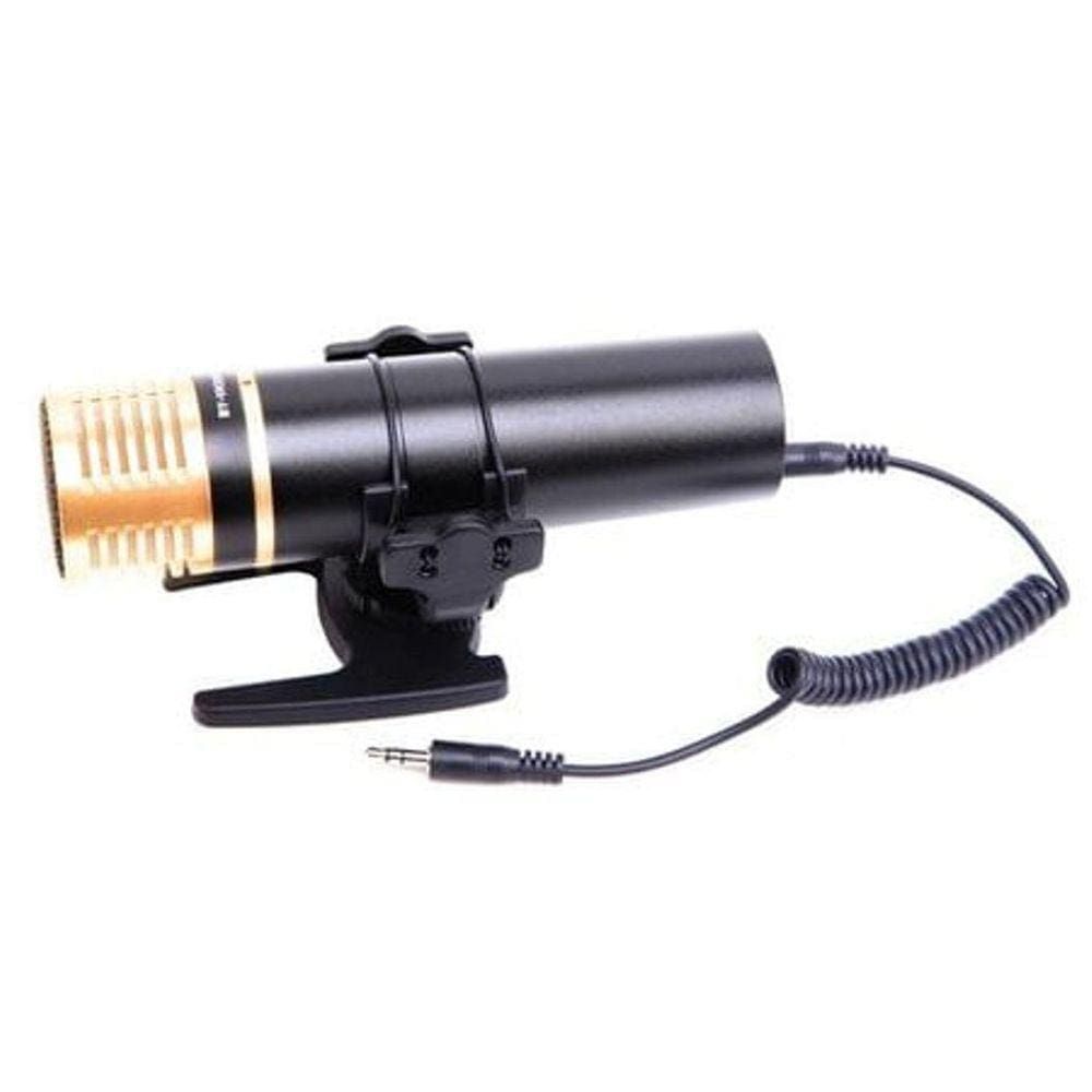 Microfone Condensador Estéreo Câmera Dslr, Filmadora E