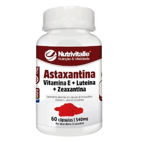Astaxantina 540Mg 60 Capsulas Nutrivitalle