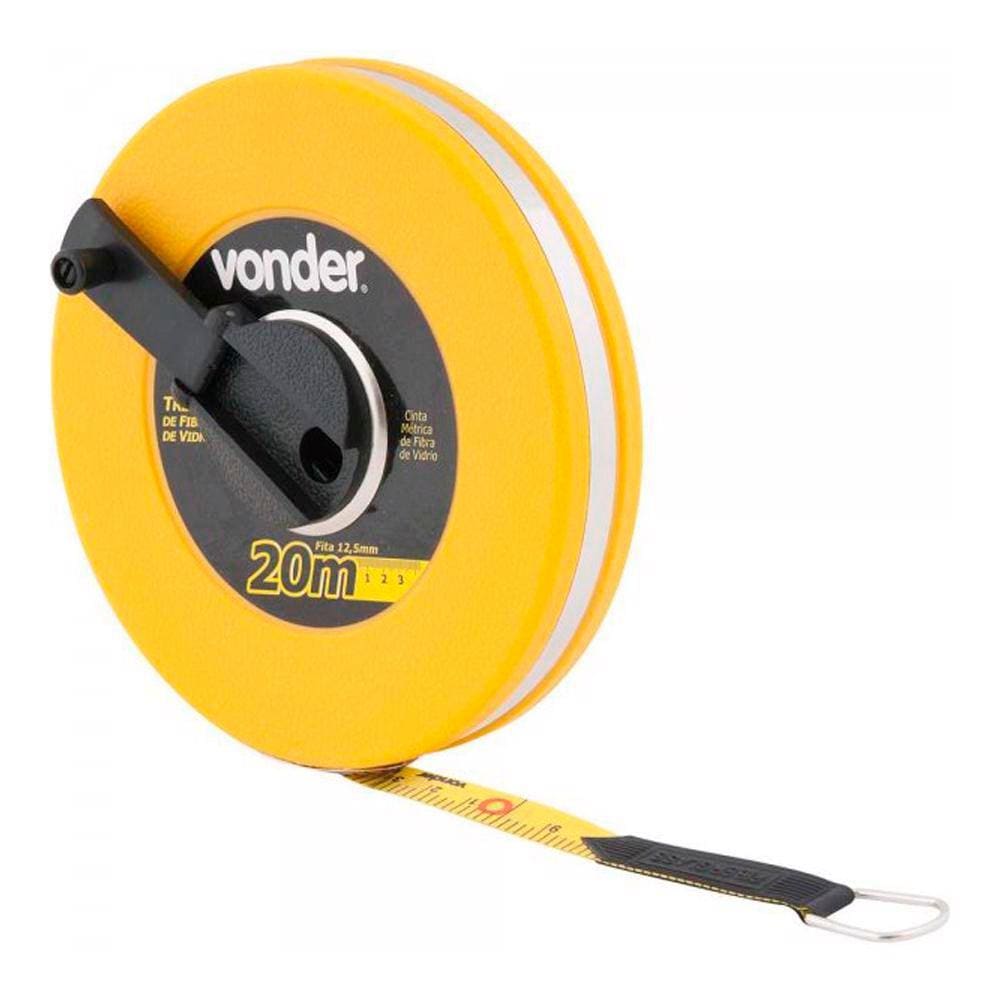 Trena de Fibra Longa Caixa Fechada com 20 m - Vonder 38.69.200.620