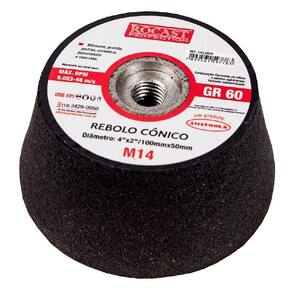 Rebolo Cônico 4 X 2 - Gr 60  242,0009  - Rocast