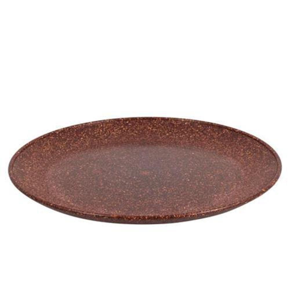 Prato Para Refeição Imbuia 25 Cm