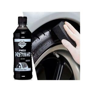 Pretinho Gitanes Pneu 500ml Alto Brilho Nova Formula Carro