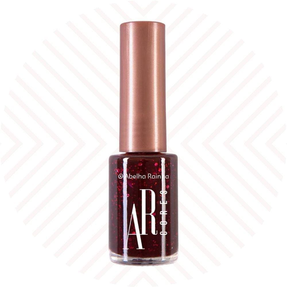 Esmalte Para Unha Rubi Glitter Ar Cores Abelha Rainha Ref 4472
