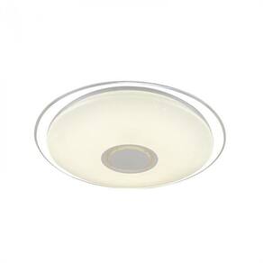 Plafon Led Vox Redondo Branco Sobrepor - Hevvy