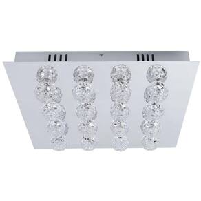 Plafon Temis Quadrado De Cristal Redondo Para Led