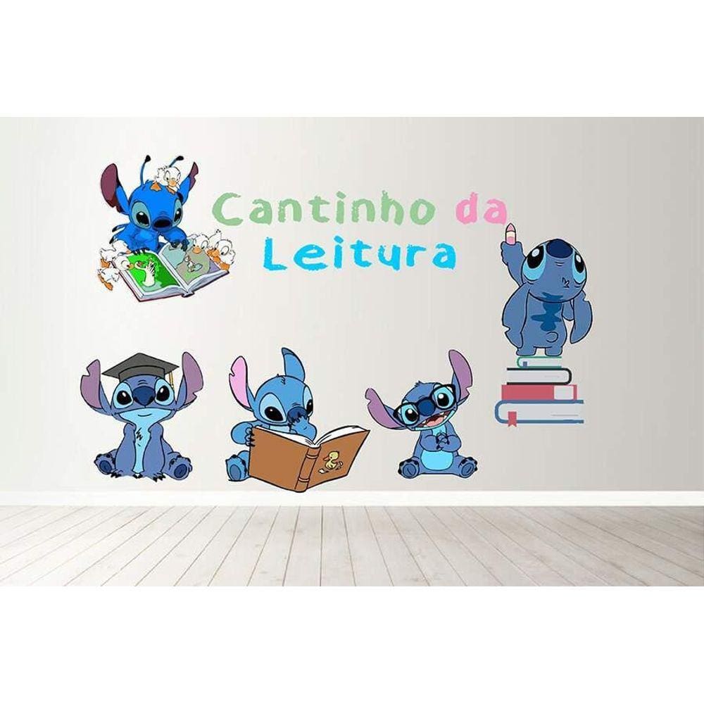 Adesivo De Parede Cantinho Da Leitura - Stitch