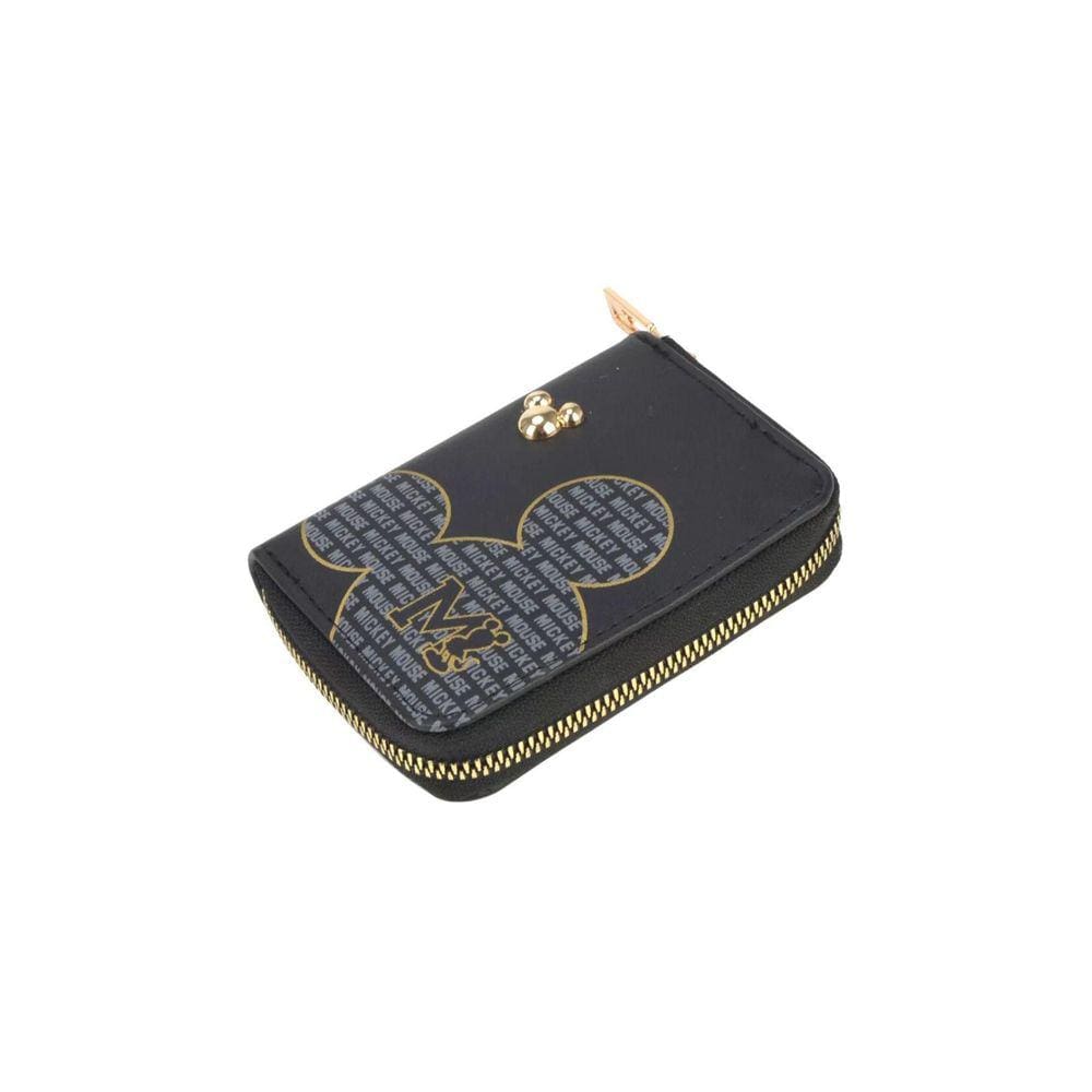 Mini Carteira Mickey Mouse Porta Cartões Ca27884 Preto