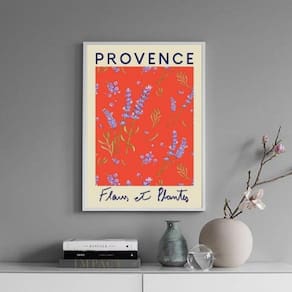 Quadro Poster Flower Market - Provence 33X24Cm