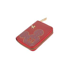 Mini Carteira Mickey Mouse Porta Cartões Ca27884 Vermelho