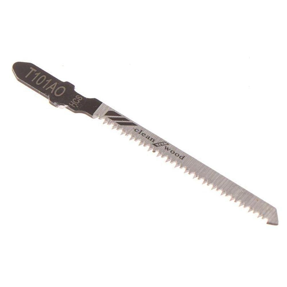 Kit 5 Lâminas De Aço Carbono Para Serra Tico Tico T101Ao