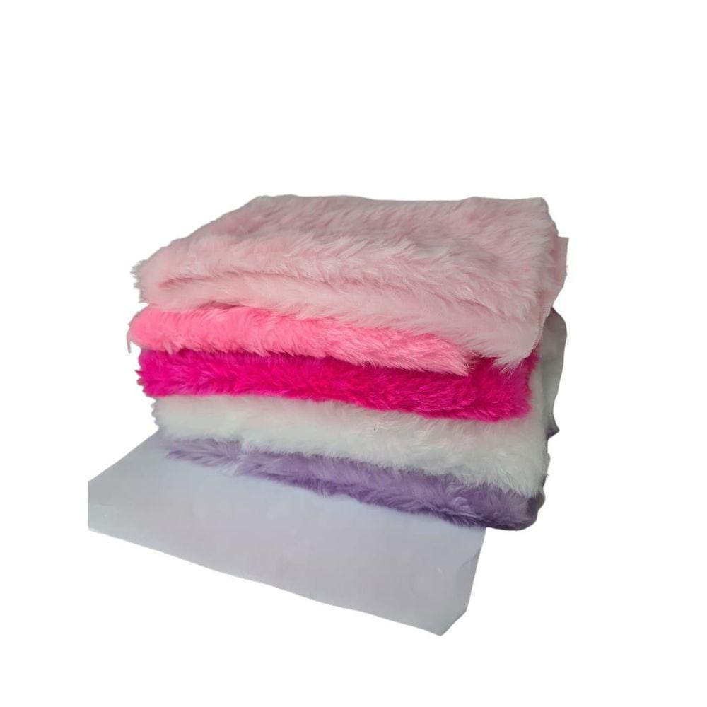 Tecido Pelúcia Patchwork Urso Decoração Pantufa 20Un De 30Cm