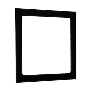 Luminária Plafon 18W Led Quadrado Embutir 6500K Preto