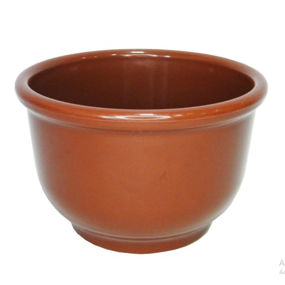 Tigela / Cumbuca De Plastico Redondo Marrom 750Ml