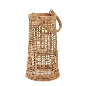 Lanterna Decorativa em Fibra Natural 38,5cm 18345 Mart