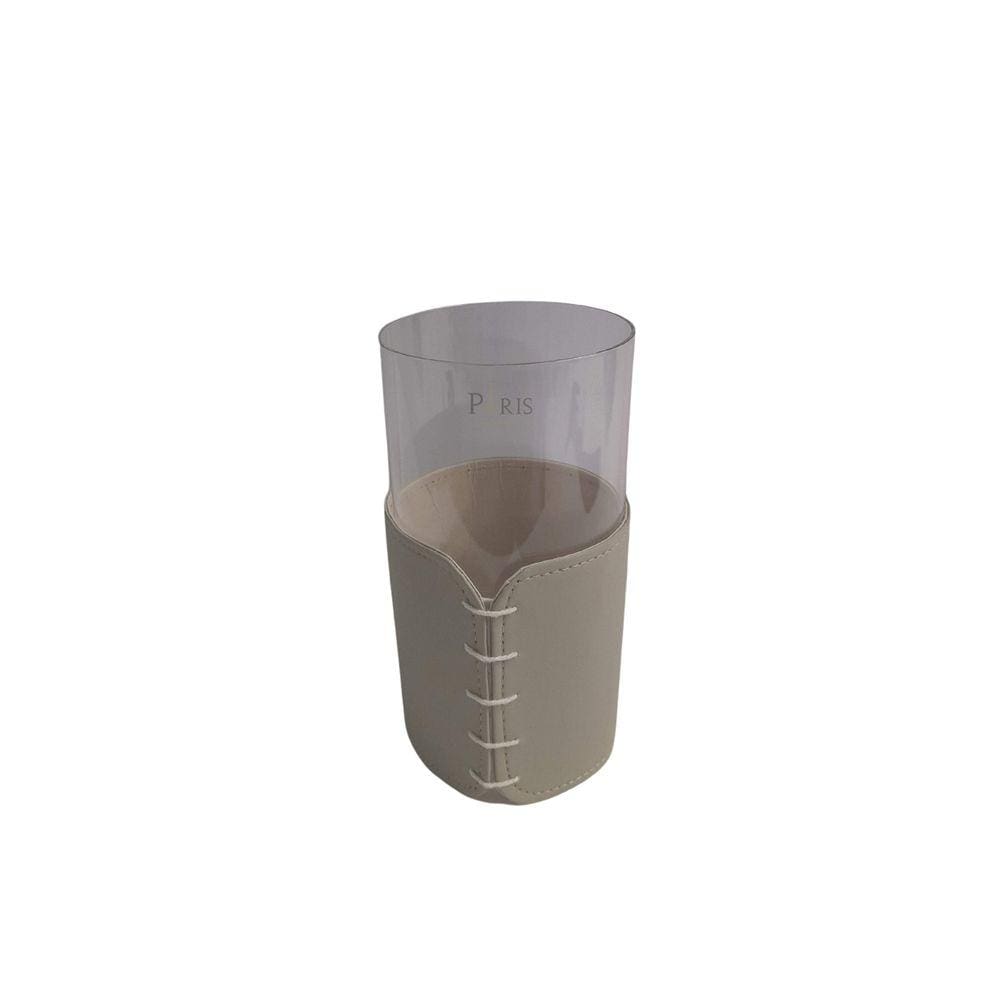 Vaso Decorativo de Vidro e PU 20cm AH0583 BTC