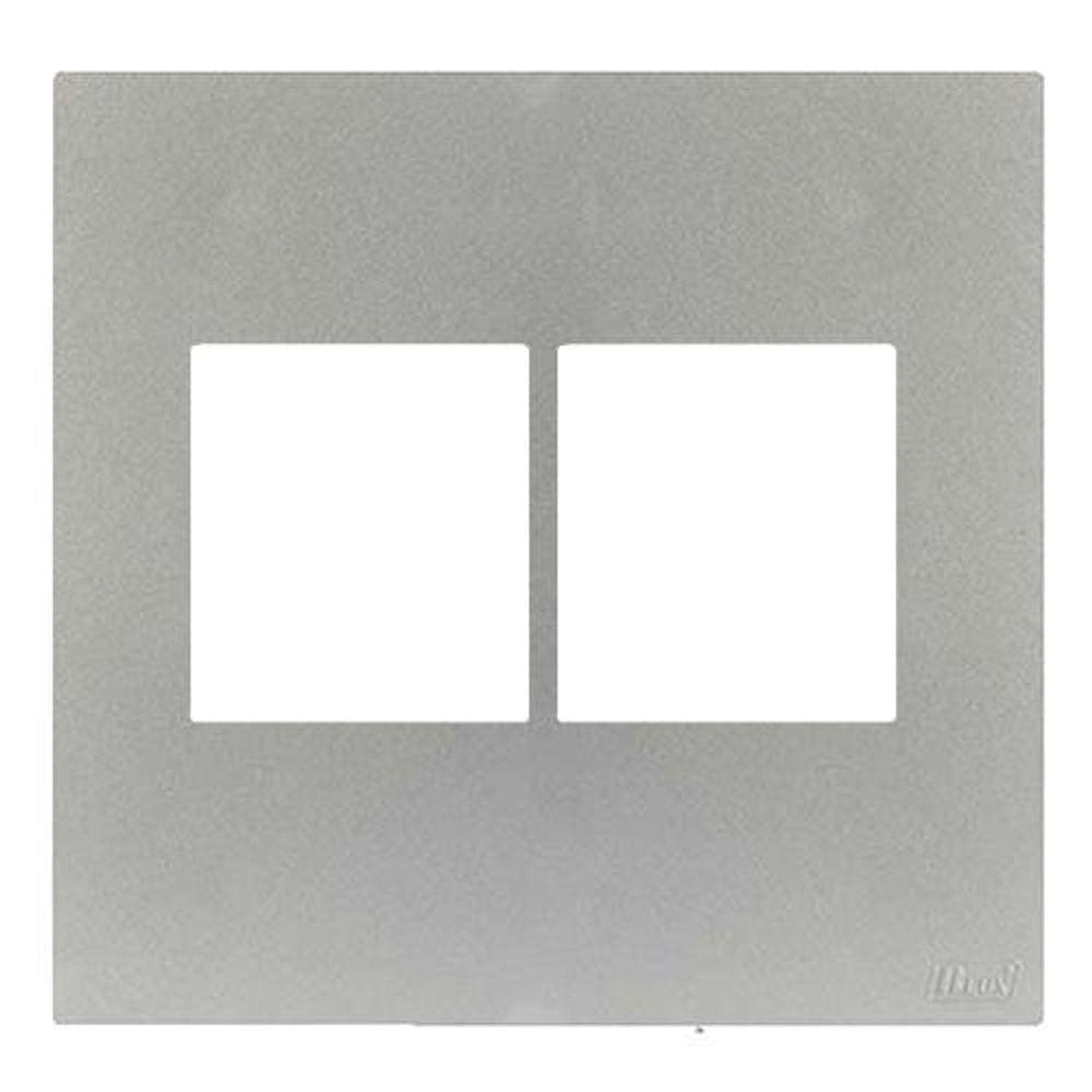 Placa Para 4 Mod. Juntos Com Suporte 4X4 - Recta Prata Satin