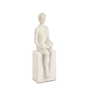 Escultura Decorativa Mulher em Poliresina 20cm 18385 Mart