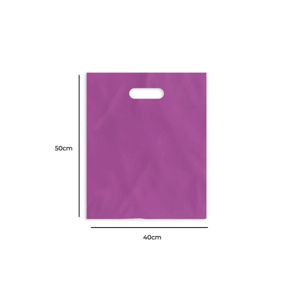 Sacola Plástica Boca Palhaço Reta Rosa 40X50 1000 Unidades