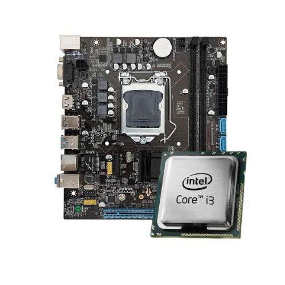Kit Pl Mãe H110 + Processador I3 6100