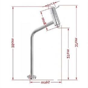 Cuba Vidro Oval 48cm Vermelha Fosca com Torneira e Válvula