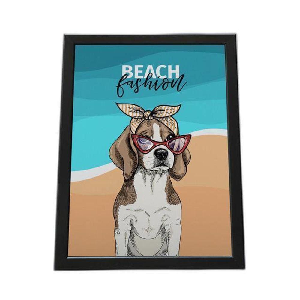 Quadro Com Moldura Beach Fashion