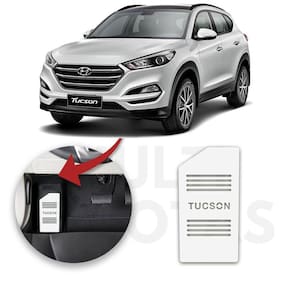 Descanso De Pé Tucson 2017 A 2022 Aço Escovado Prata