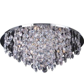 Plafon De Cristal Téia Para Led 72Cm