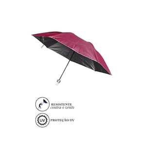 Guarda Chuva Proteção Solar Facinato T3102B Vinho
