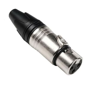 Conector Plug Xlr Femea Linha Profissional Lu-71221 Luminos