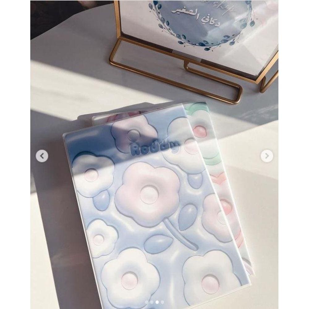 Caderno Flowers Kawaii Com 60 Folhas Pautada