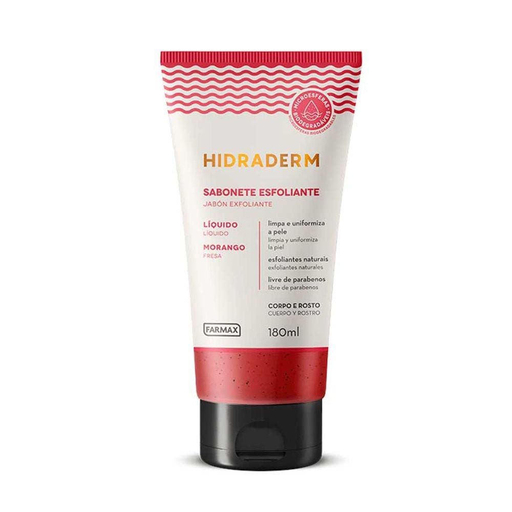 Hidraderm Sab.liq Esfoliante Morango 180ml