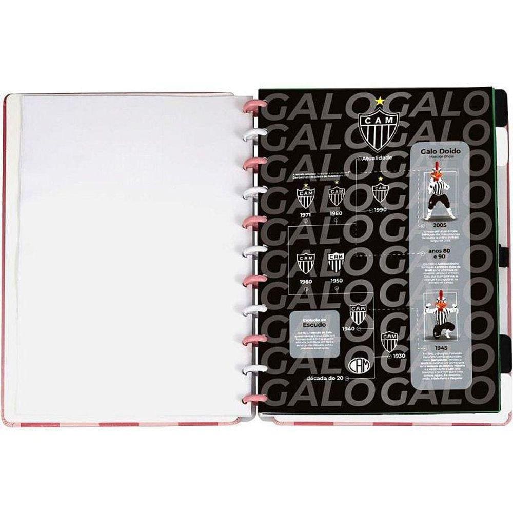 Caderno Inteligente Grande Atletico Mineiro Rosa