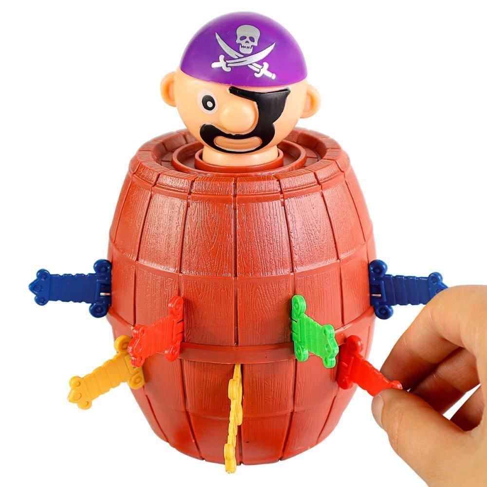 Brinquedo Infantil Pula Pirata Barril Pequeno Clássico