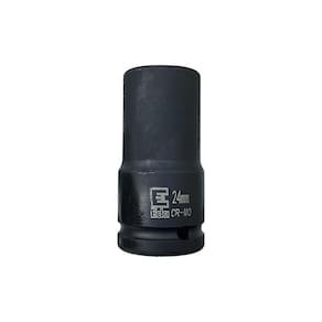 Soquete Pito Impacto Longo Sextavado 24 Mm Encaixe 3/4``