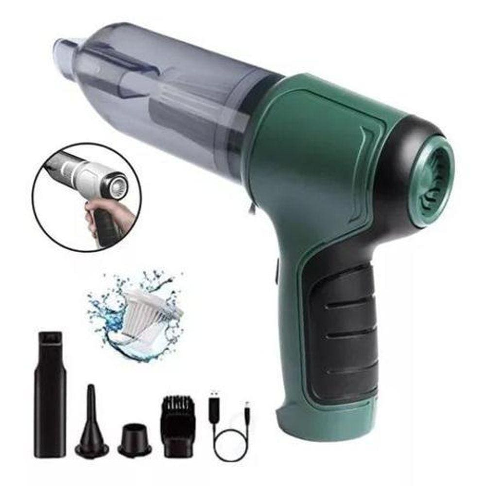 Potência Portátil: Mini Aspirador Pó Carro Portátil