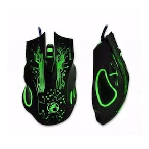 Mouse Gamer Fio Usb 2400 Dpi 6 Botões Computador X9 Color