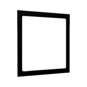 Luminária Plafon 25W Led Quadrado Embutir 6500K Preto
