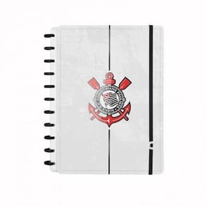 Caderno Inteligente Corinthians Timão Capa Rígida