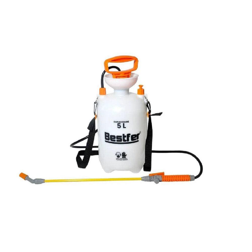 Pulverizador Manual Compressão Prévia 5 Litros Jardim Planta