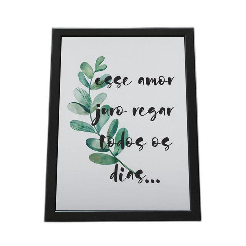 Quadro Com Moldura Esse Amor Juro Rogar Todos Os Dias