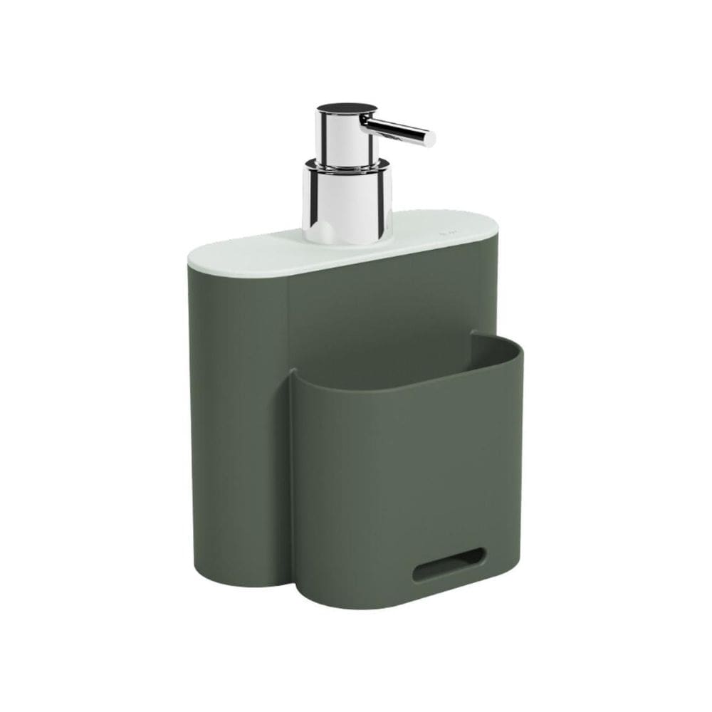 Dispenser Porta Detergente E Bucha Flora Ecológico 500Ml