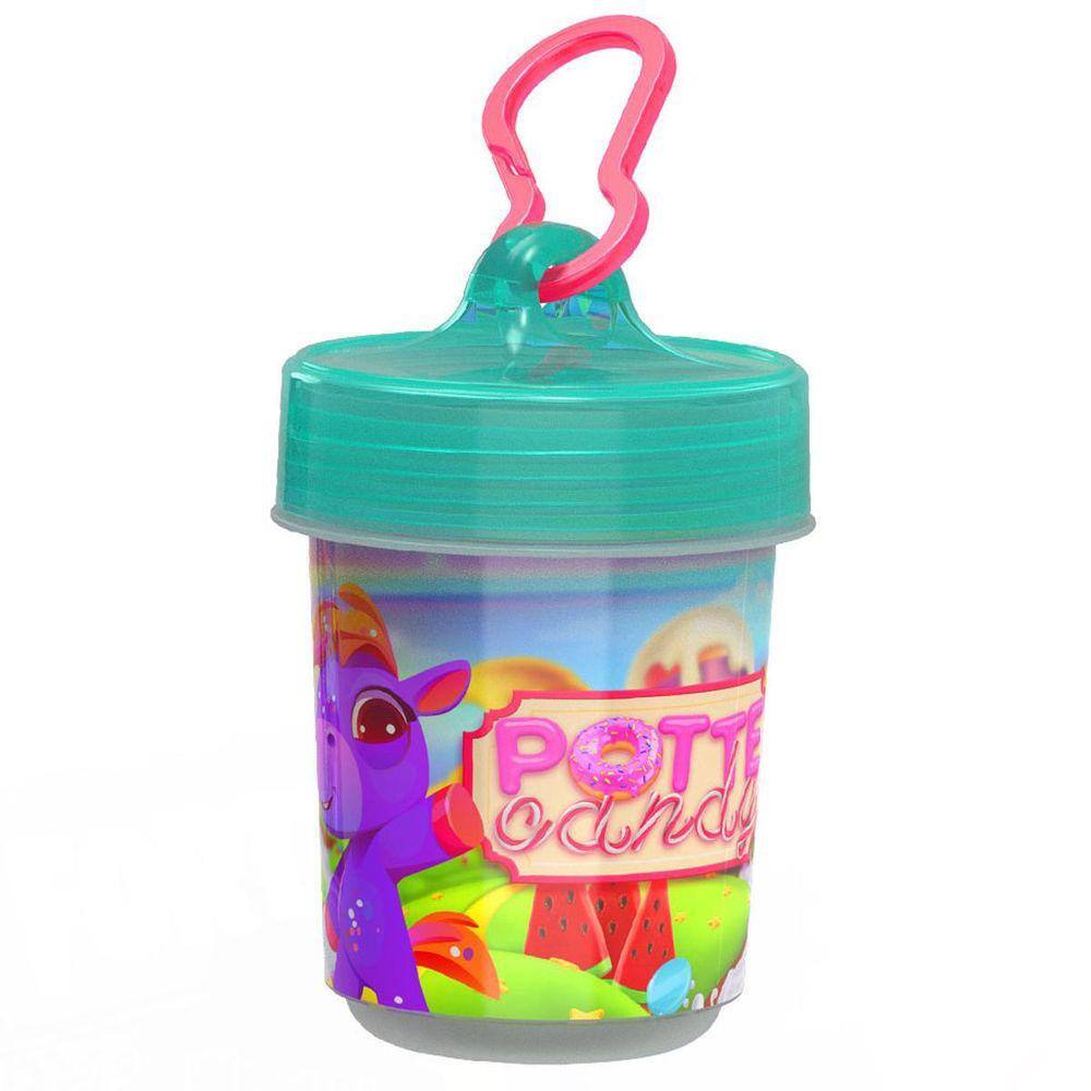 Pote Infantil Gamer Org. De Alimentos Com Gancho Candy 10Cm
