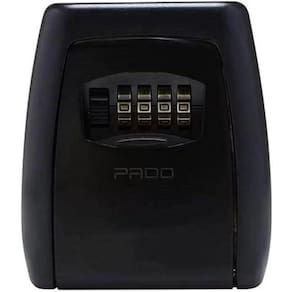 Mini Cofre De Parede Para Chaves Jóias Dinheiro Pado - Preto [F118]