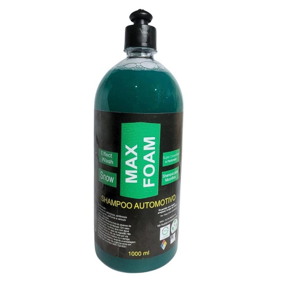 Shampoo Max Snow Foam Concentrado 1L Muita Espuma Perfumado