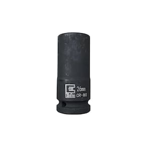 Soquete Pito Impacto Longo Sextavado 26 Mm Encaixe 3/4``