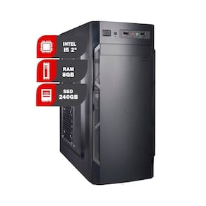 Computador Completo Placa Mãe H61 Core I5 2 8Gb Ssd 240