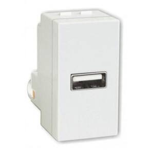 Módulo Entrada Usb 2A - Blux Home/Recta Branco