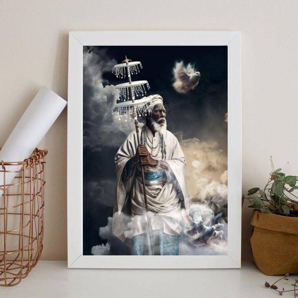 Quadro Fotografia Pai Oxalá 24X18Cm